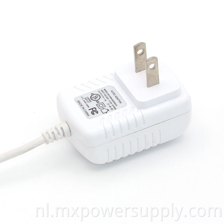 Bis certificering India Plug Power Adapter 5V 9V 12V 1A voor beveiligingsproduct